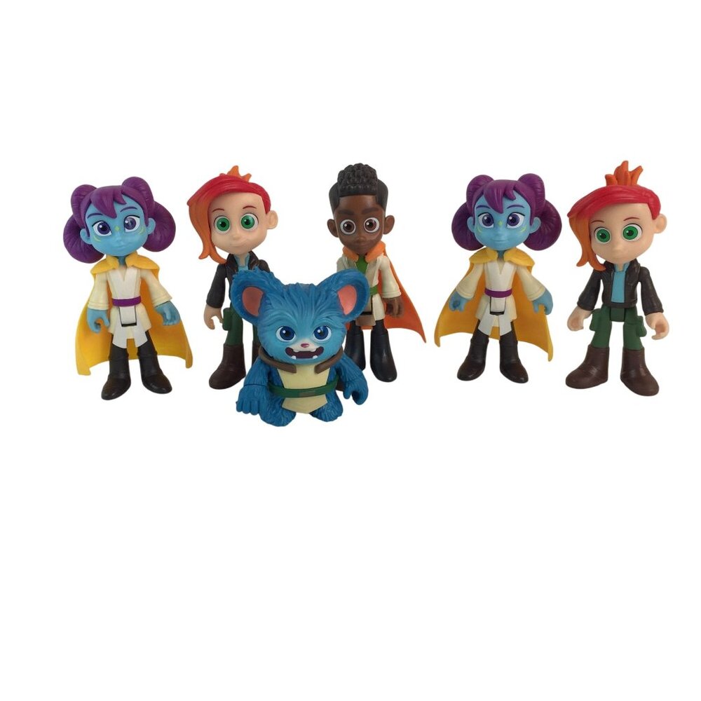 Star Wars Yound Jedi Figures Lys Solay Nash Durango Kai Brightstar Nubs